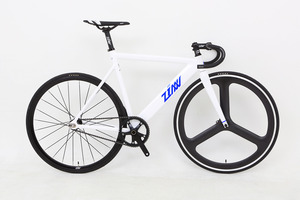 ZINN BIKE Janus Aero Type Track/Fixie Bike (Sky White)