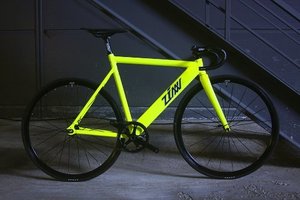 ZINN BIKE Janus Track/Fixie Bike (Neon Yellow)